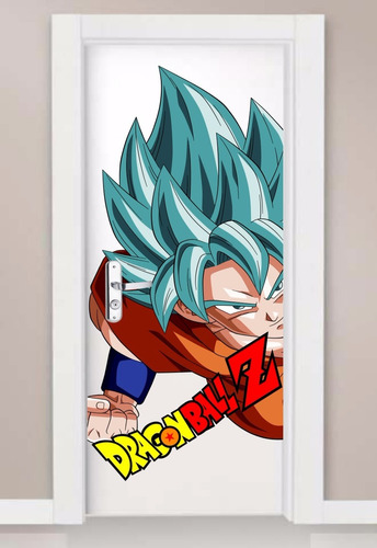 Adesivo Decorativo Parede Dragon Ball Z Goku Alta Resolução